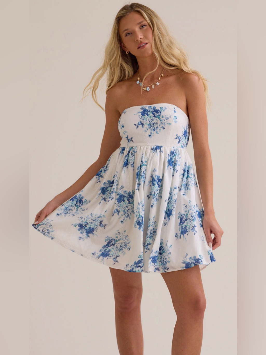 Altar’d State Pippa Mini Dress Strapless Lined Size Xl